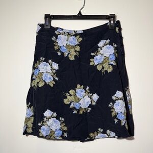 GAP Floral A-Line Skirt Size 10 Summer Casual Classic Boho Whimsical